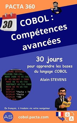 Couverture du livre Découverte de COBOL - formation Cobol en 30 jours