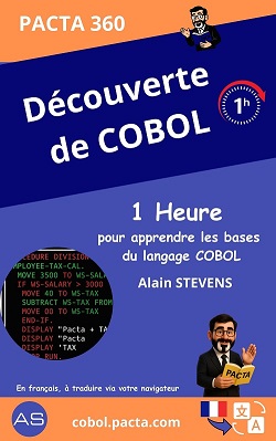 Couverture du livre Découverte de COBOL - formation Cobol